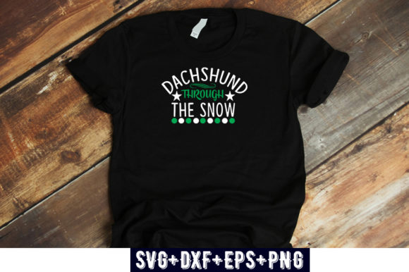 Christmas Dachshund Graphics for T-Shirt Designs