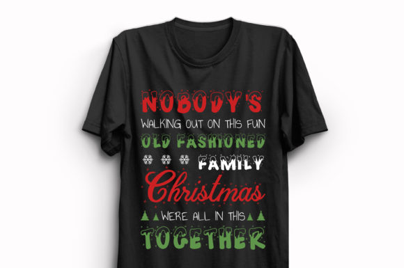 New Christmas T-Shirt Design 197 Graphics Print Templates