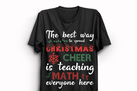 New Christmas T-Shirt Design 202: Graphics & Print Templates