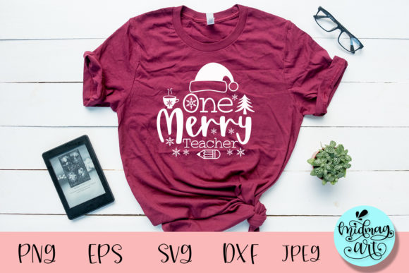 One Merry Teacher SVG: A Designer's Review