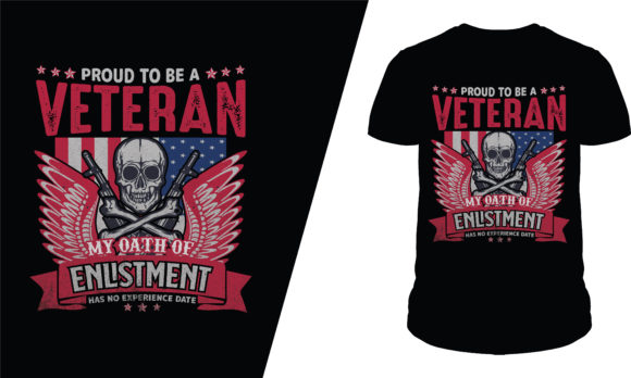 Proud to Be a Veteran T Shirt Design Graphics