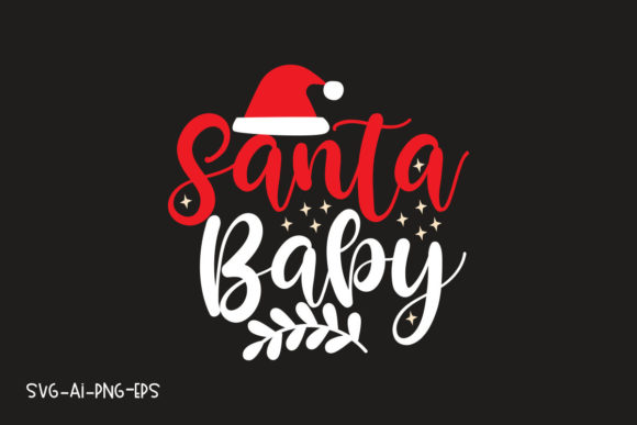 Santa Baby Graphics for T-Shirt Designs