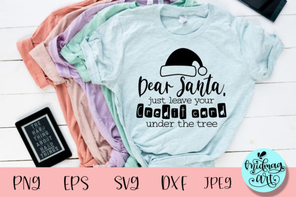 Santa SVG and Christmas Graphics for T‑Shirt Designs