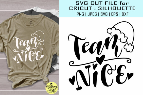 Team Nice, Christmas Graphics for T-Shirt Designs